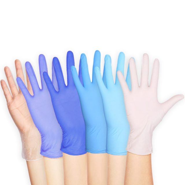 20pcs/lot Disposable Gloves Latex Cleaning Food Gloves Universal Household Garden Cleaning  durable Gloves Home Cleaning Rubber